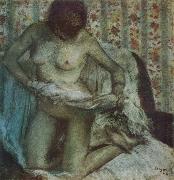 Edgar Degas After the Bath oil